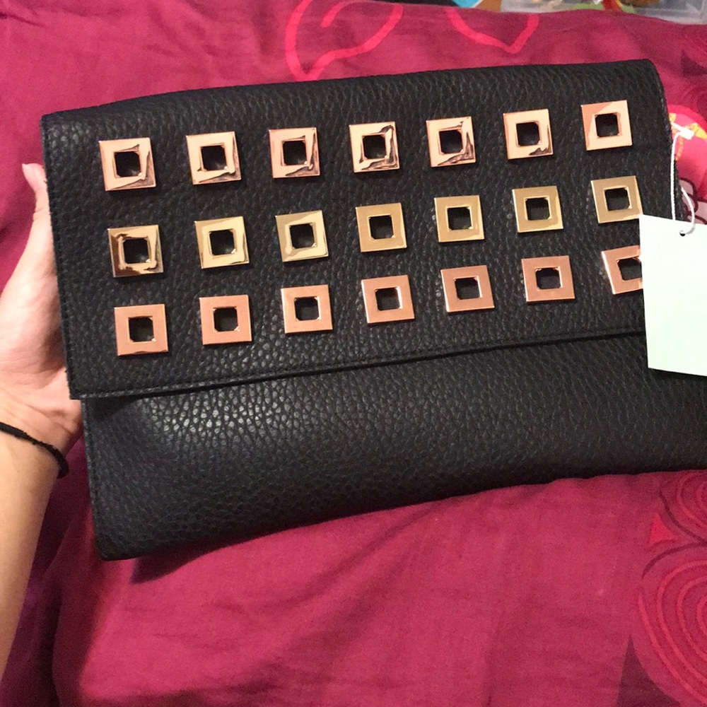 NEW Deux Lux Foldover Clutch and Bag